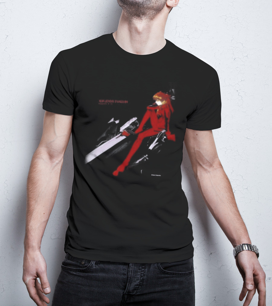 Asuka Langley Soryu Neon Genesis Evangelion Genesis 0 11 Bold Red T-Shirt