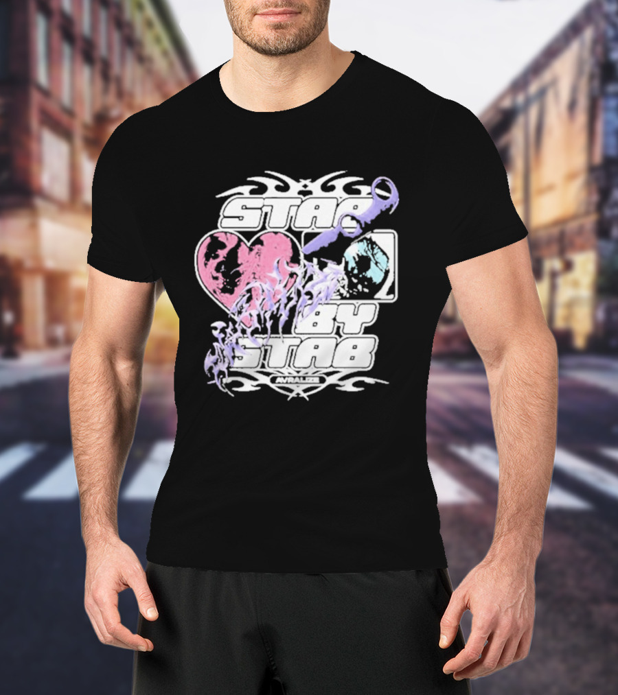 Avralize Stab By Stab Heart And Wrench T-Shirt