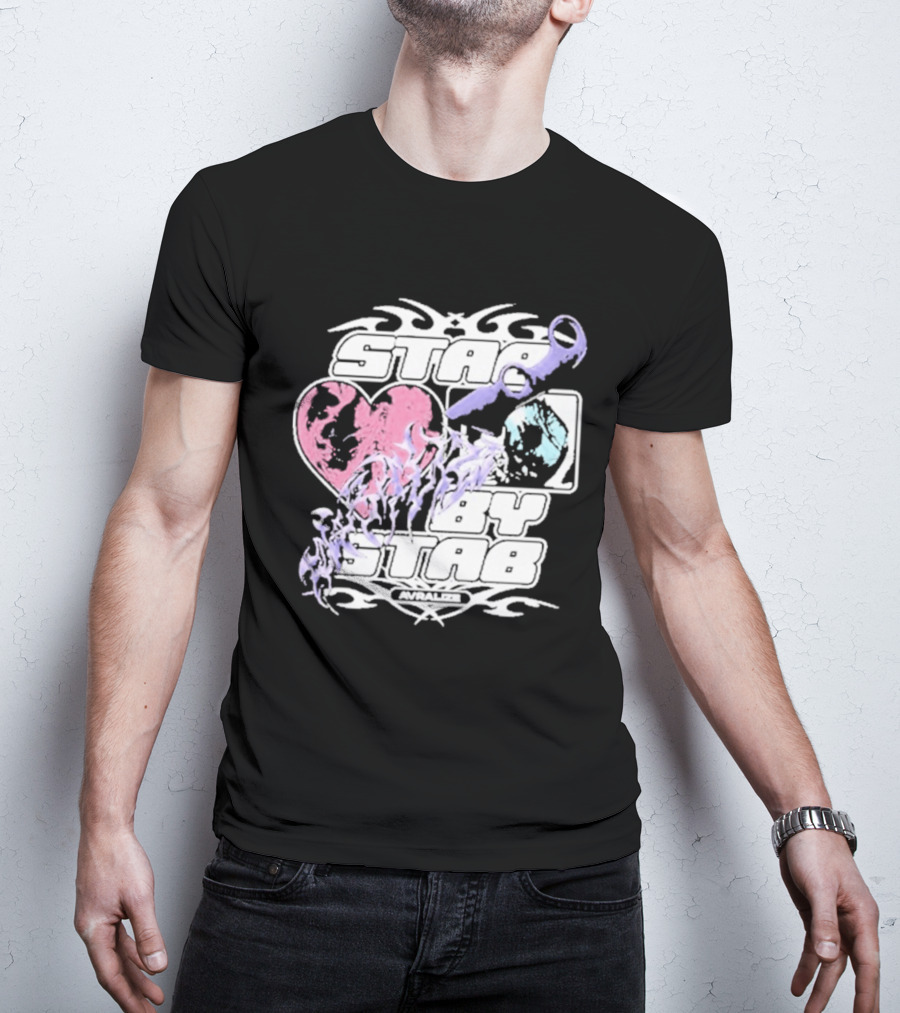 Avralize Stab By Stab Heart And Wrench T-Shirt
