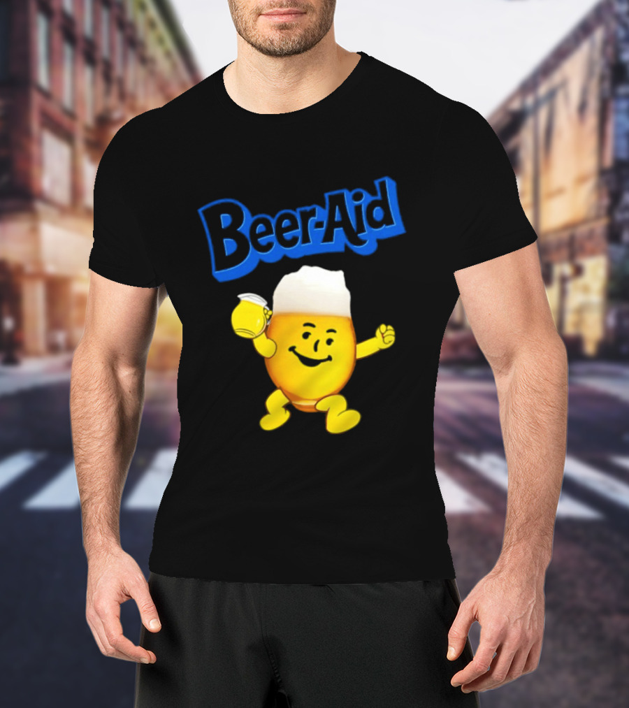 Beer Aid Kool Aid Beer Alcohol Party Humor T-Shirt