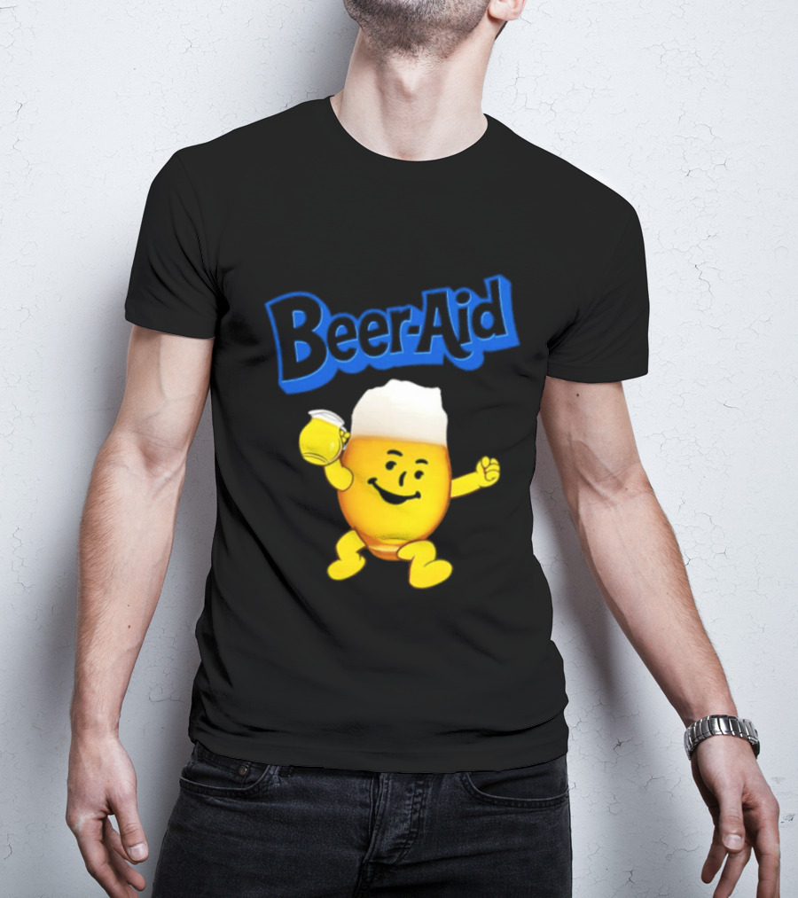 Beer Aid Kool Aid Beer Alcohol Party Humor T-Shirt