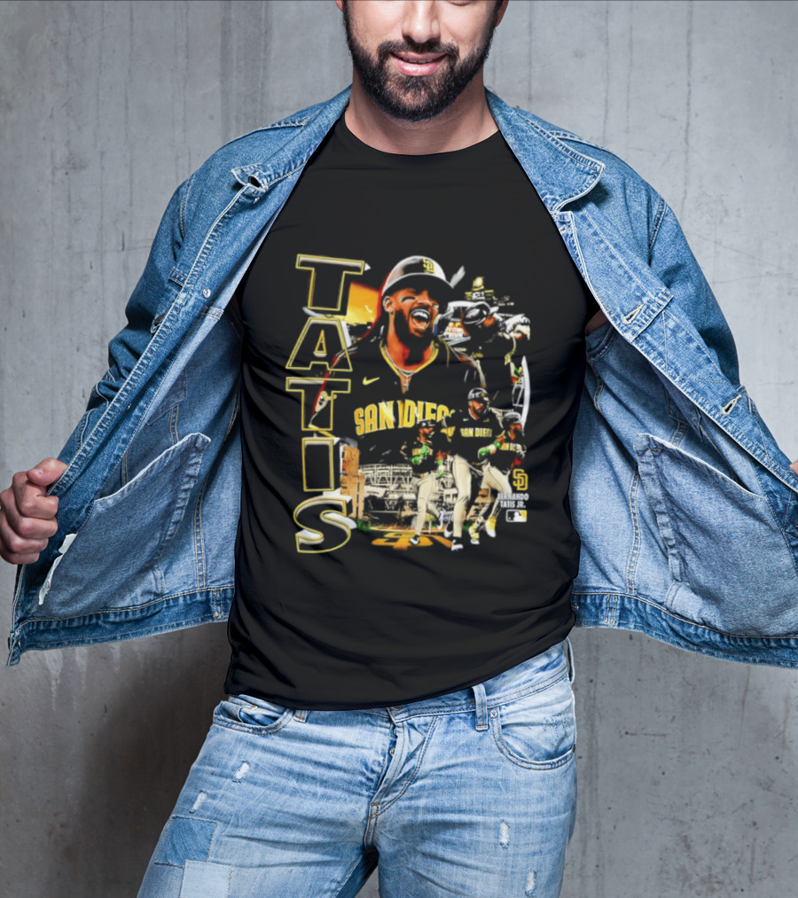San Diego Padres Tatis Jr. 2026 MLB Collage T-Shirt