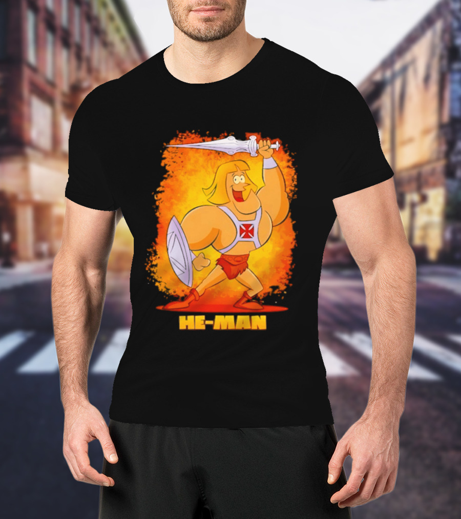 He Man Power Sword Masters Of The Universe Retro 80s T-Shirt