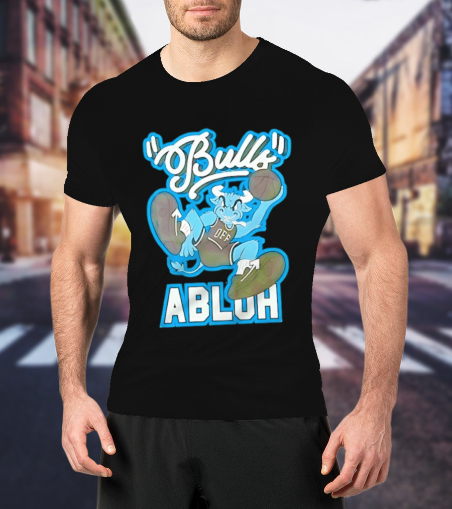 Bulls Abloh Off Basketball Slam Dunk T-Shirt