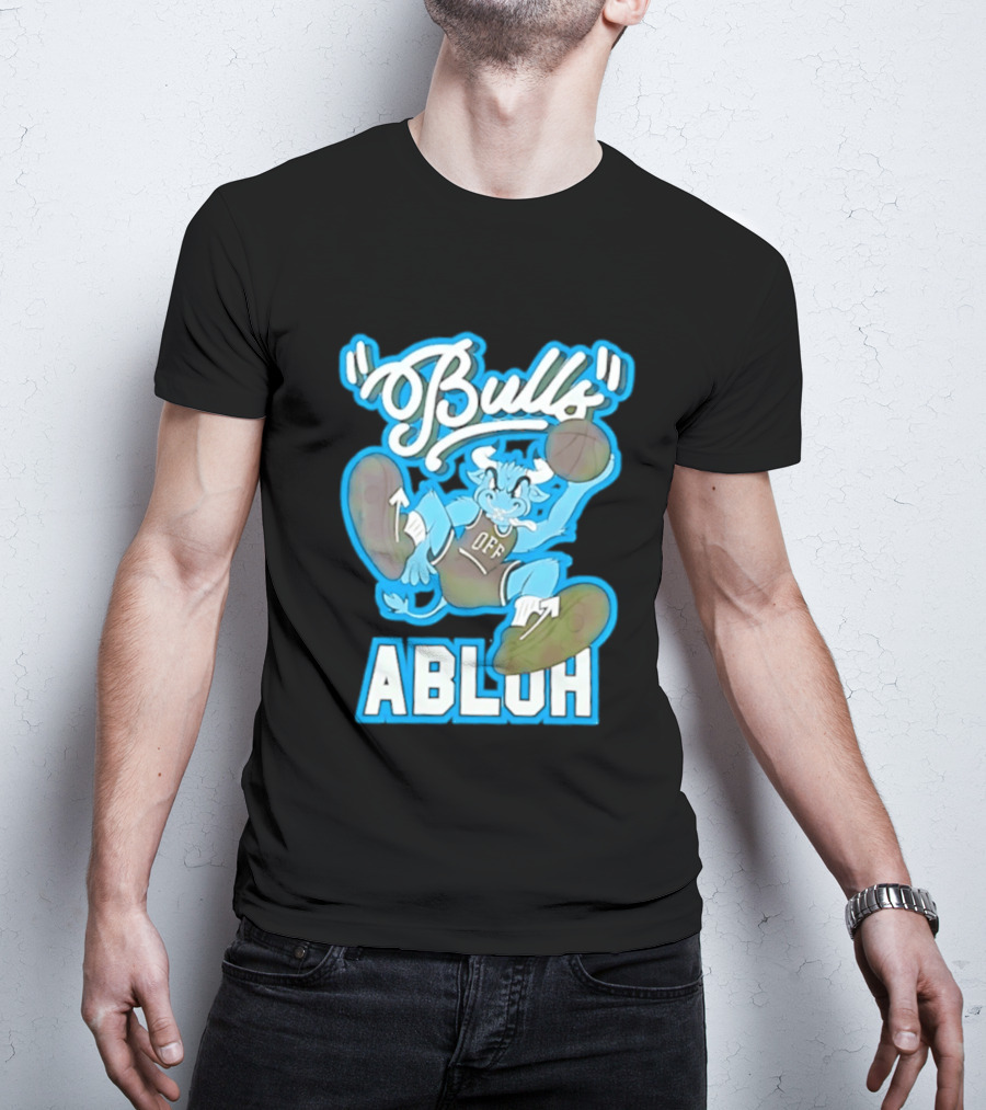 Bulls Abloh Off Basketball Slam Dunk T-Shirt