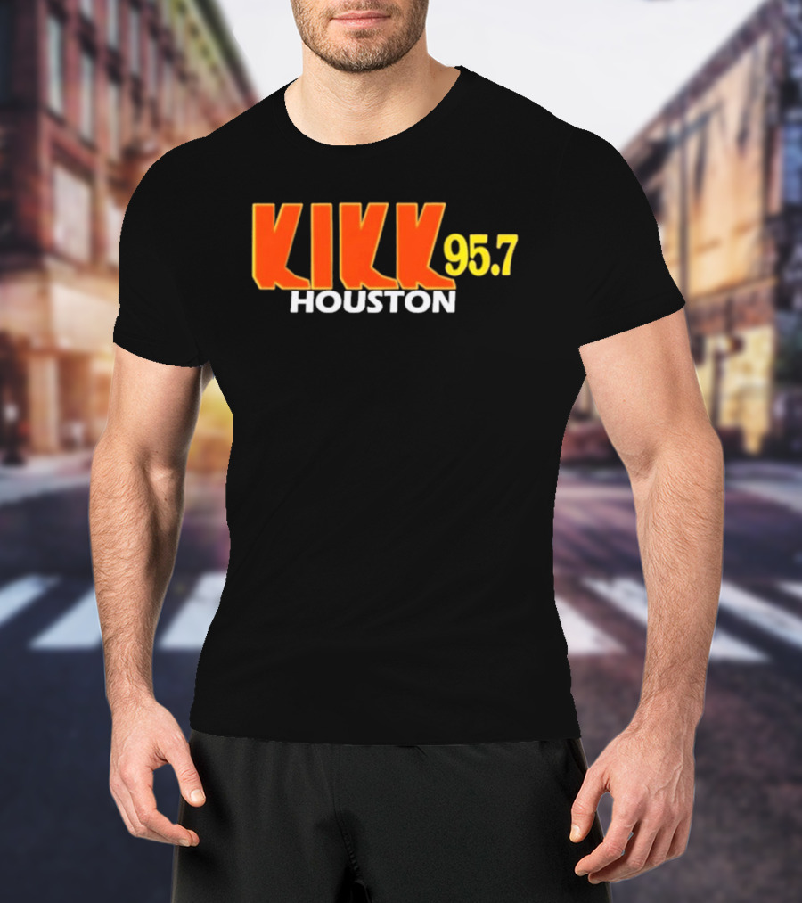 KIKK 95.7 Houston Retro Radio T-Shirt