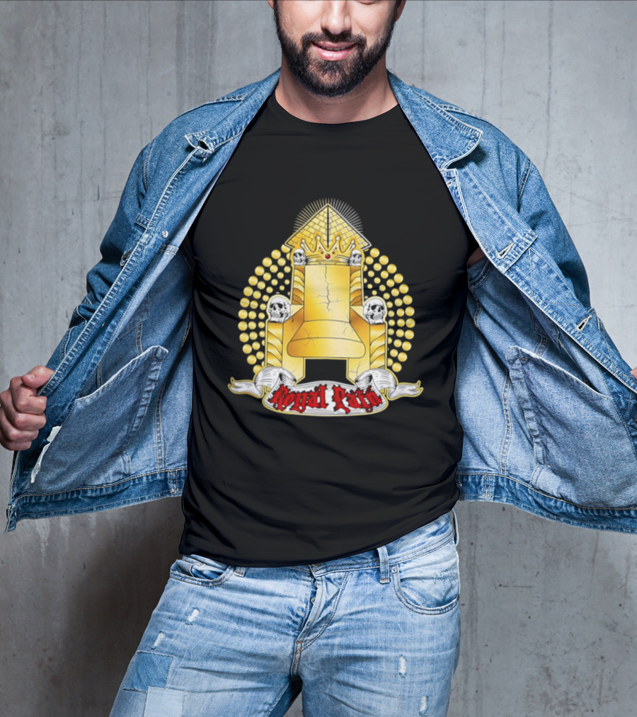 Kyng Wrestling Royal Throne And Crown Design Royal Pain T-Shirt
