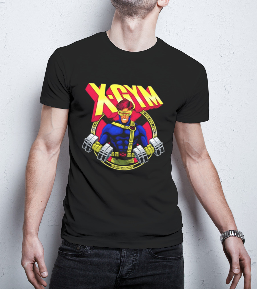 X Gym Cyclops Xavier's School New York Mutatis Mutandis Estd 1963 T-Shirt