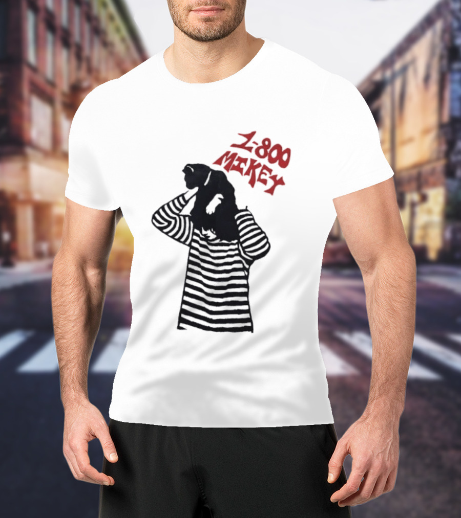 1 800 Mikey Striped Sweater T-Shirt
