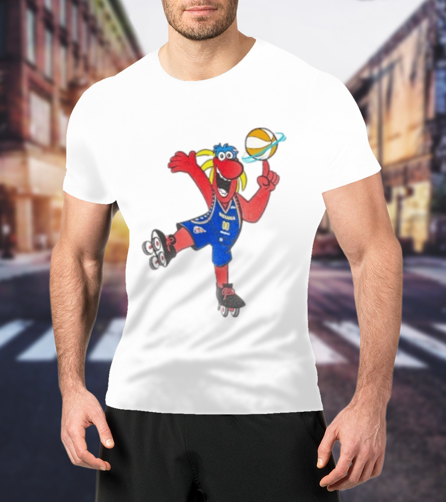 Freddy Fever Indiana 00 WNBA Roller Skating T-Shirt