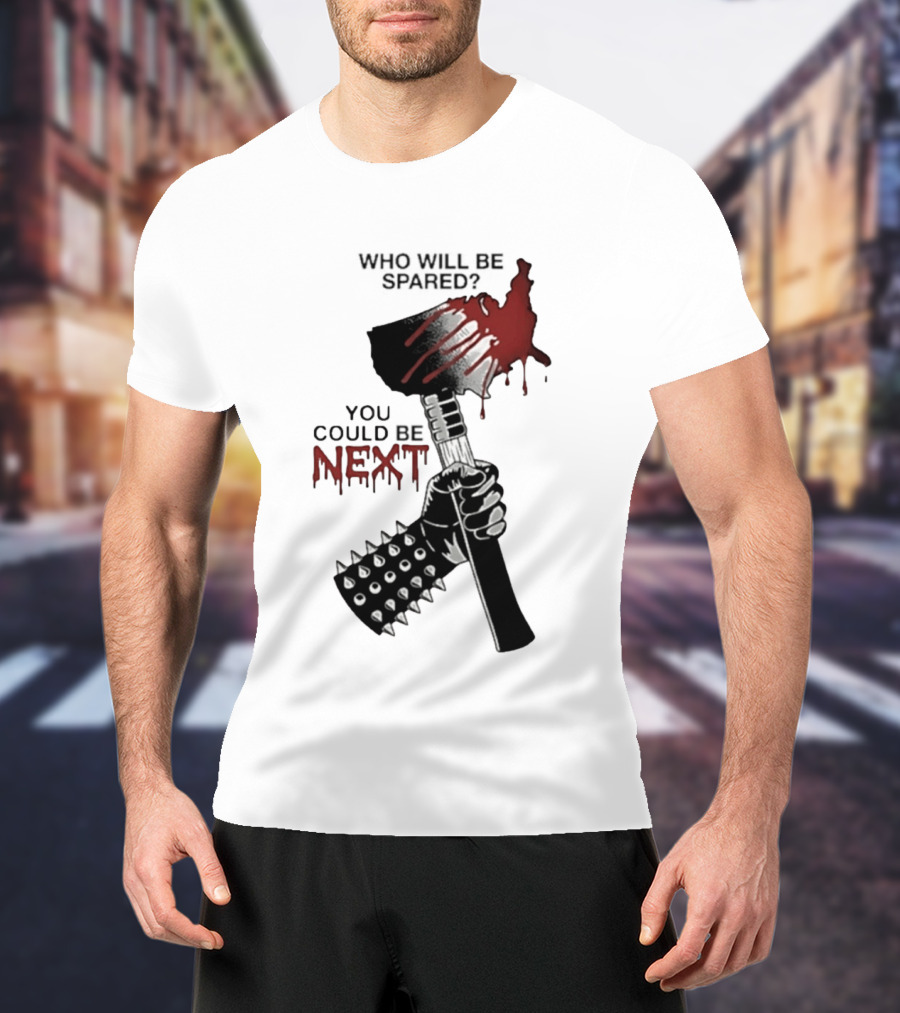 United States Map Axe Who Will Be Spared You Could Be Next T-Shirt