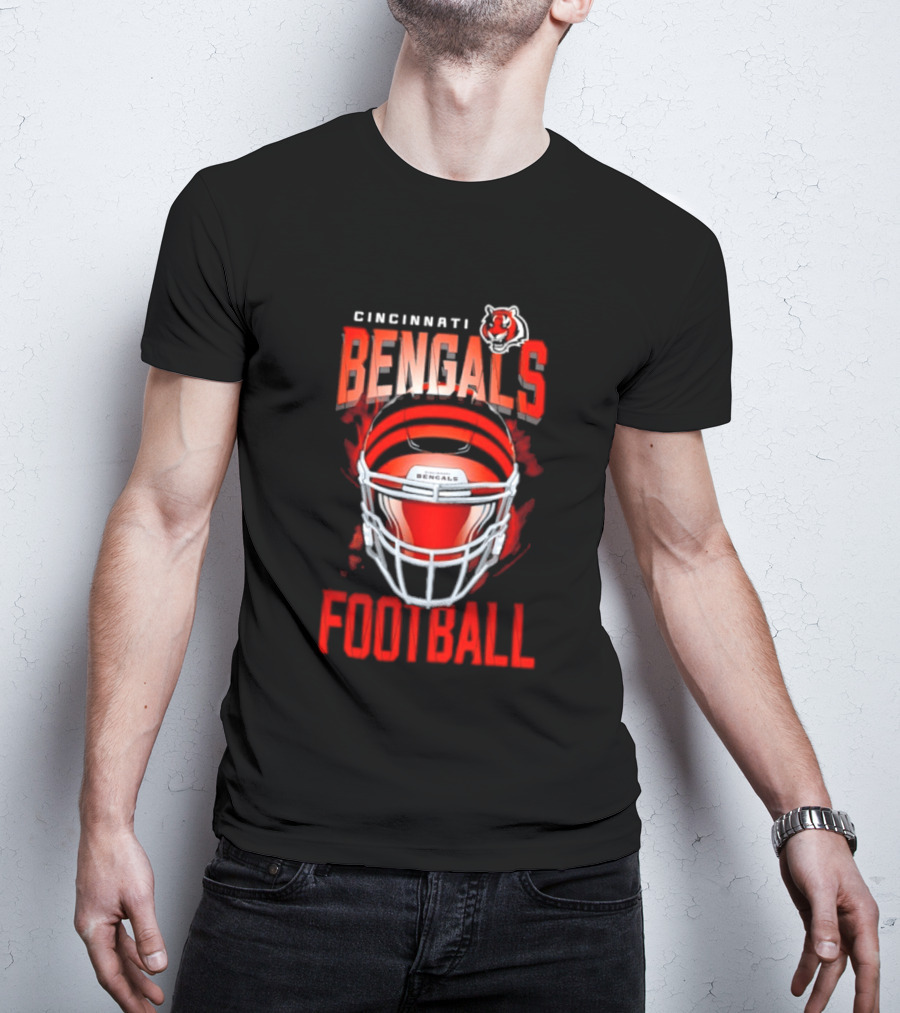 Cincinnati Bengals Football Helmet 2026 Season Bengals Tiger T-Shirt