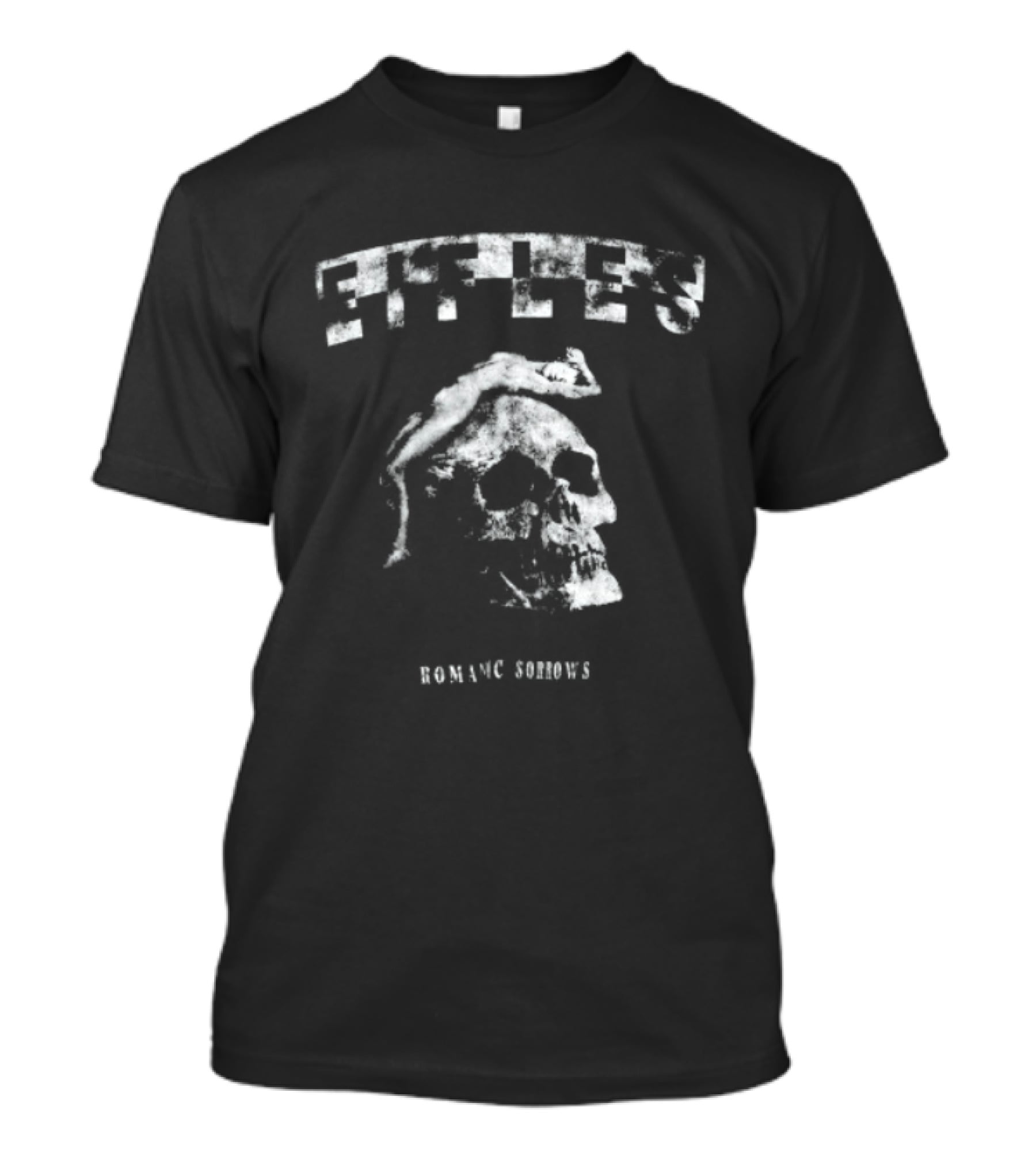 Eifles Romanc Sorrows Skull Gothic Dark T-Shirt