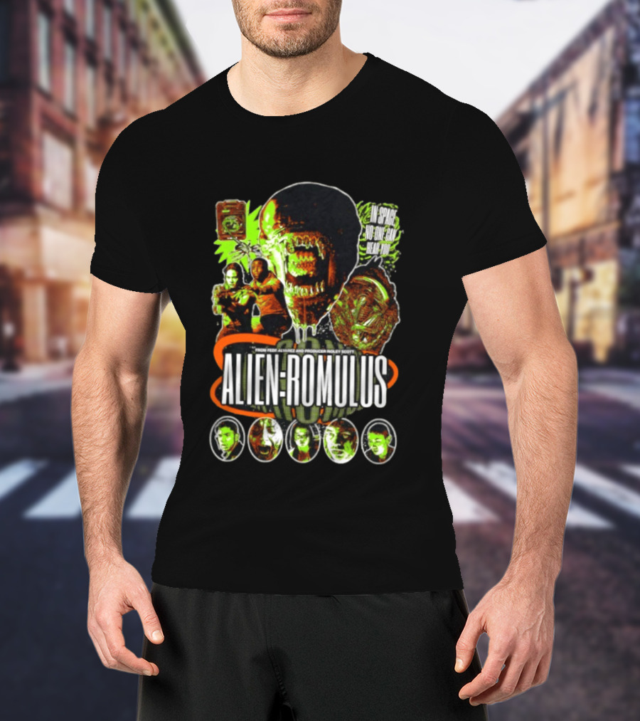 Alien Romulus Horror In Space No One Can Hear You T-Shirt