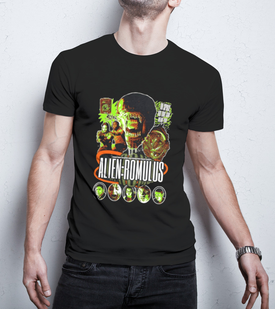 Alien Romulus Horror In Space No One Can Hear You T-Shirt