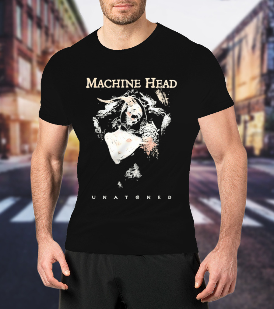 Machine Head Unatøned Abstract Face T-Shirt