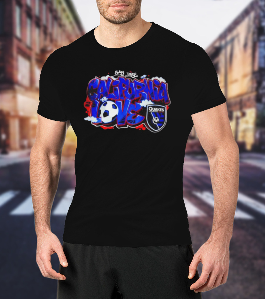 San Jose California Love Quakes Soccer 1974 T-Shirt