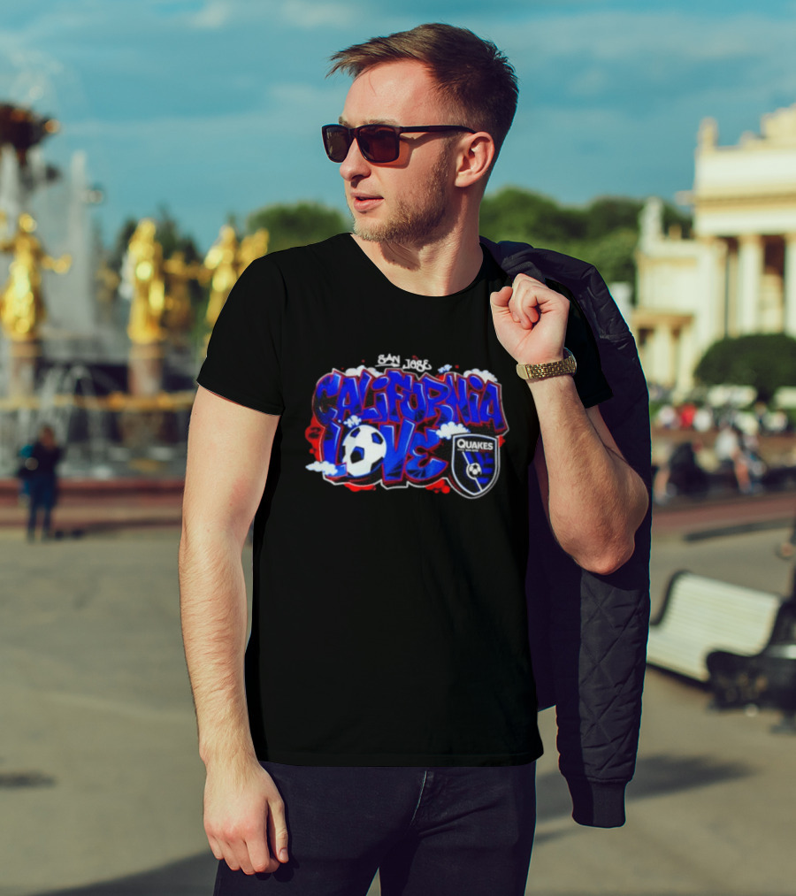 San Jose California Love Quakes Soccer 1974 T-Shirt
