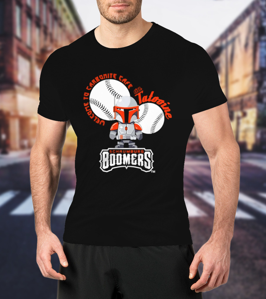 Schaumburg Boomers Welcome To Carbonite Cafe On Tatooine T-Shirt