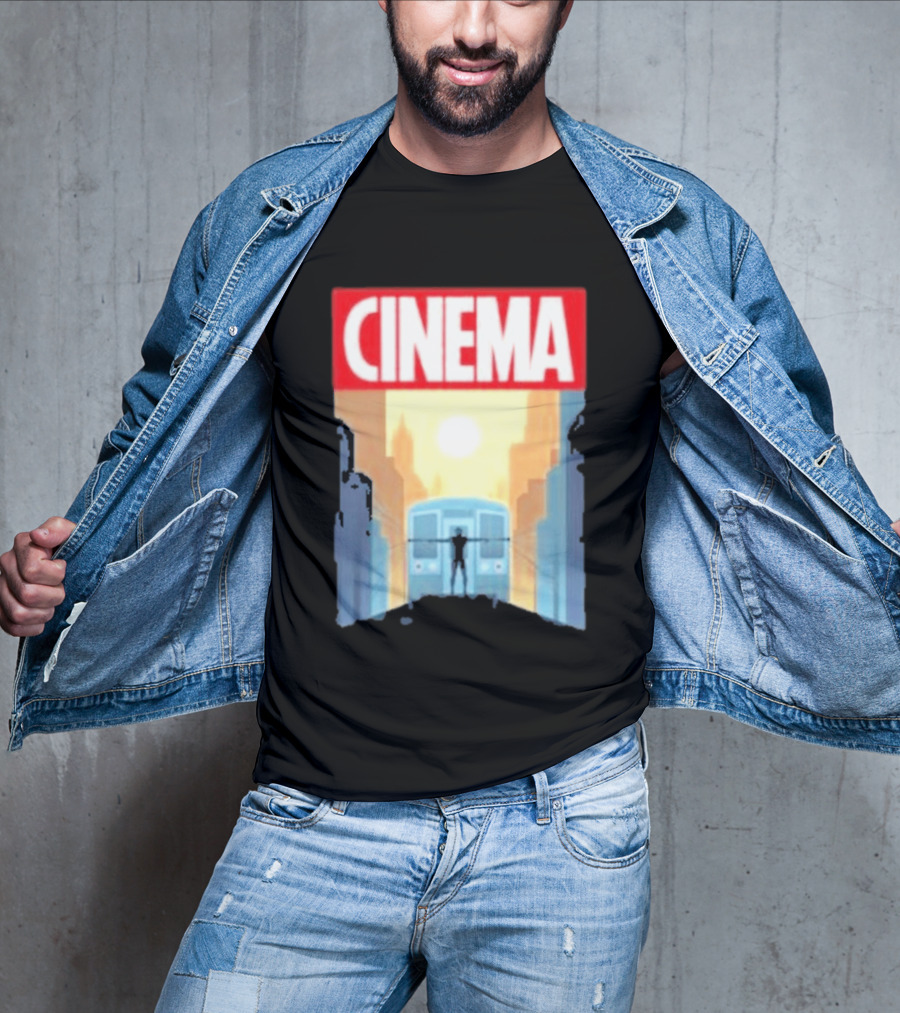 Screencrush Cinema Spidey Subway Sunset Scene T-Shirt