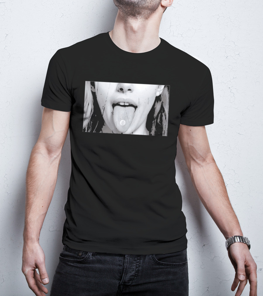 Ouija Macc Sunken Church Omen Acid Tab Tongue T-Shirt