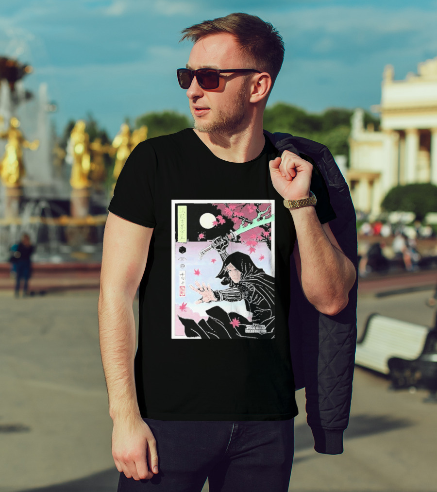 Star Wars Celebration Japan 2025 Luke Skywalker Samurai Art Final Reveal T-Shirt