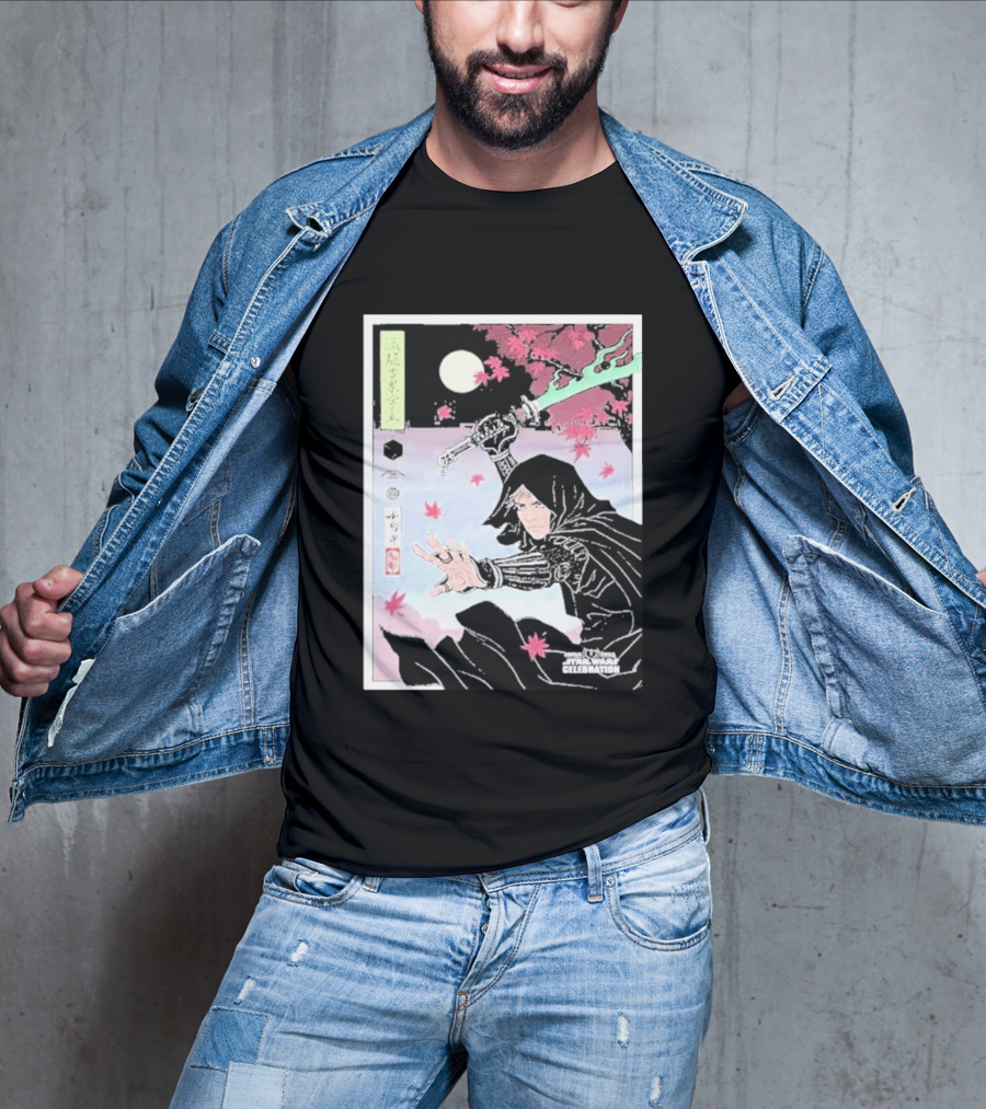 Star Wars Celebration Japan 2025 Luke Skywalker Samurai Art Final Reveal T-Shirt