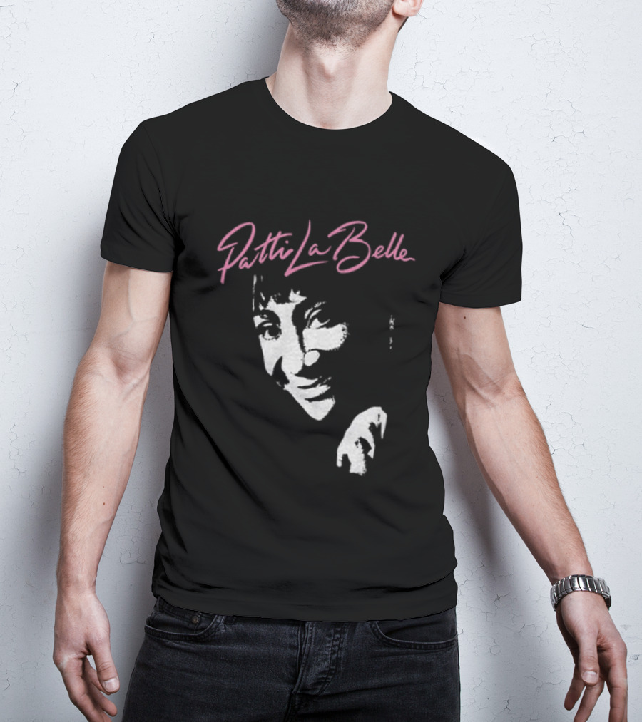 Patti LaBelle Signature Pink Name White Face T-Shirt