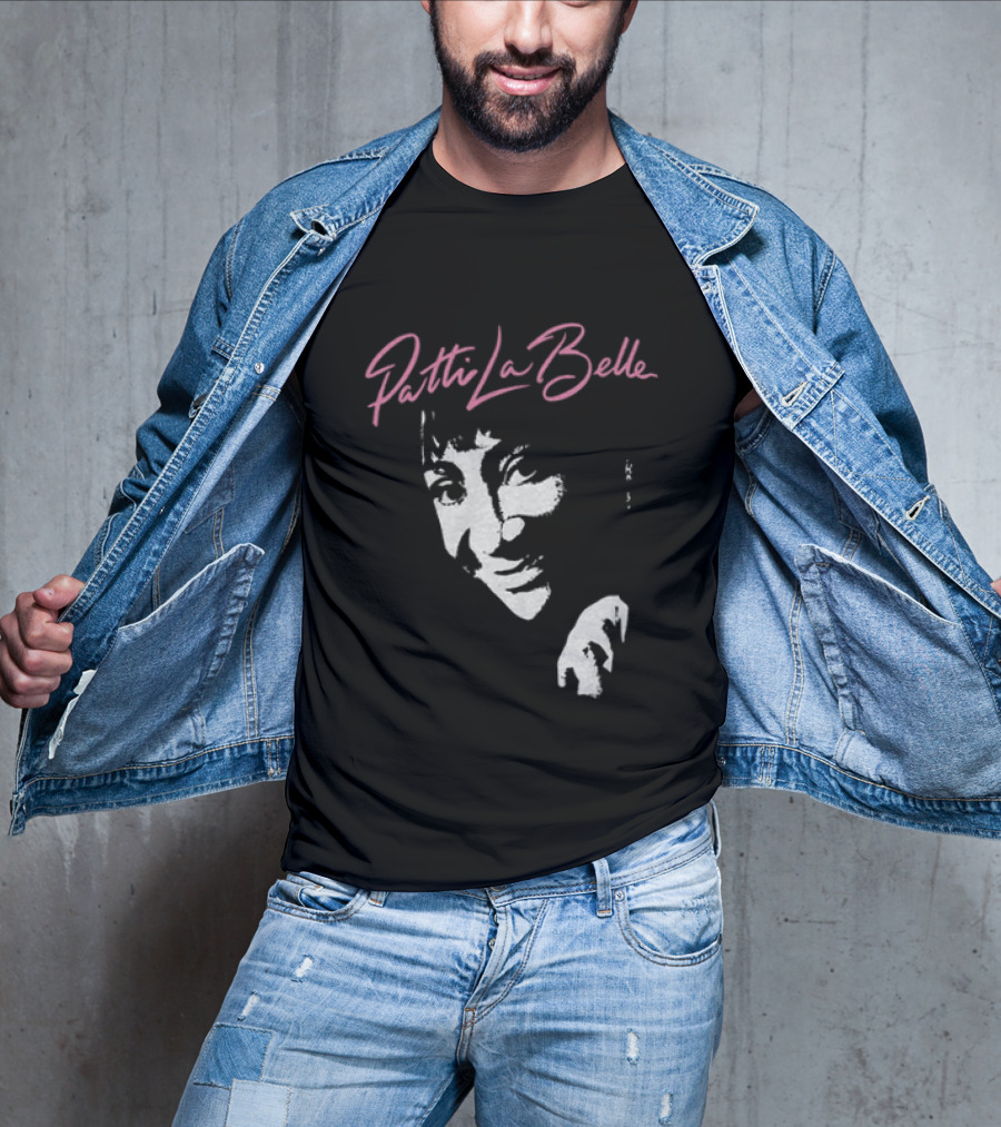 Patti LaBelle Signature Pink Name White Face T-Shirt