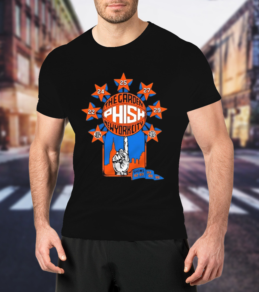Phish The Garden July 2026 New York City Shows 92 93 94 95 96 T-Shirt