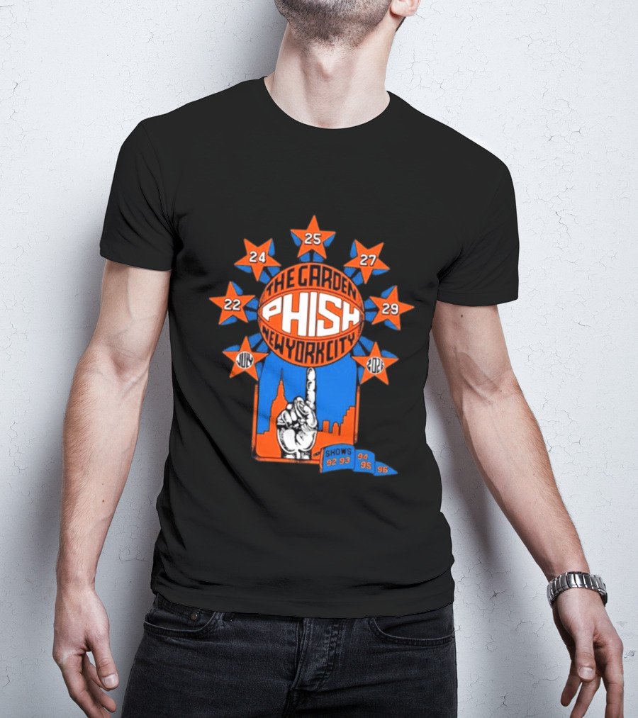 Phish The Garden July 2026 New York City Shows 92 93 94 95 96 T-Shirt