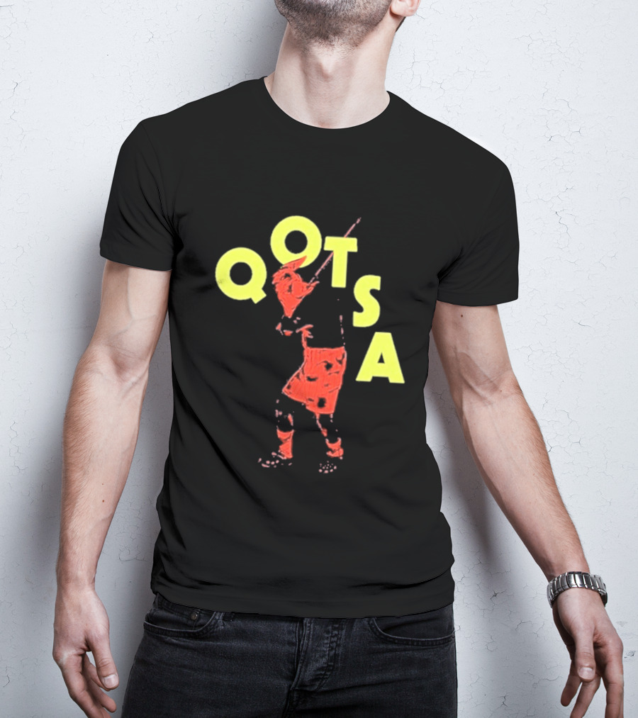 Queens Of The Stone Age QOTSA Executioner Bold Red Yellow T-Shirt