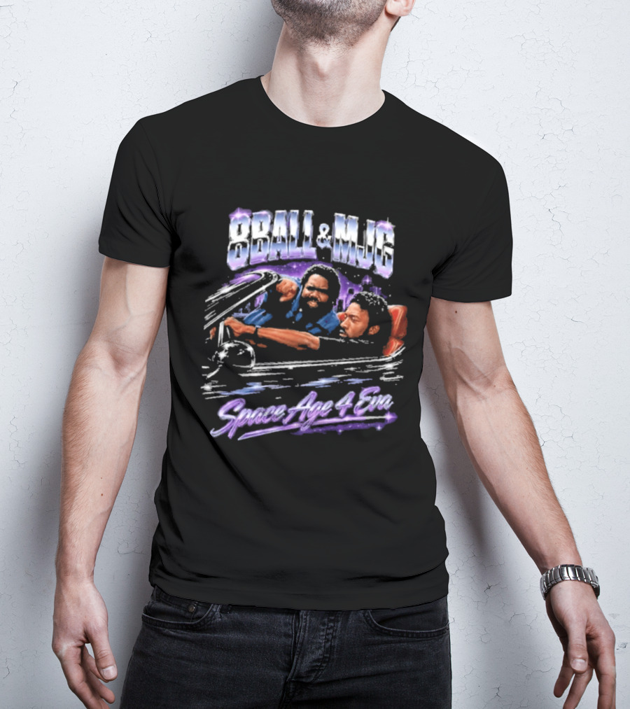 8Ball & MJG Space Age 4 Eva Retro Style Rap T-Shirt
