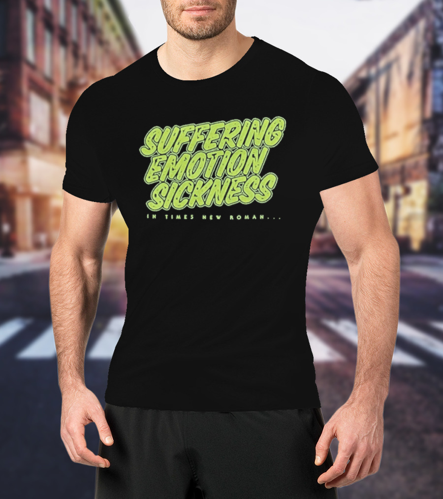 Suffering Emotion Sickness In Times New Roman Queens Of The Stone Age T-Shirt