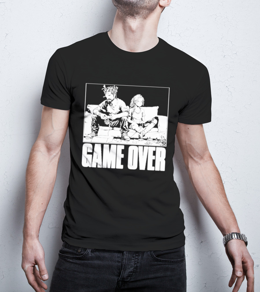 The Reel Rejects TLOU Game Over Couch Scene T-Shirt