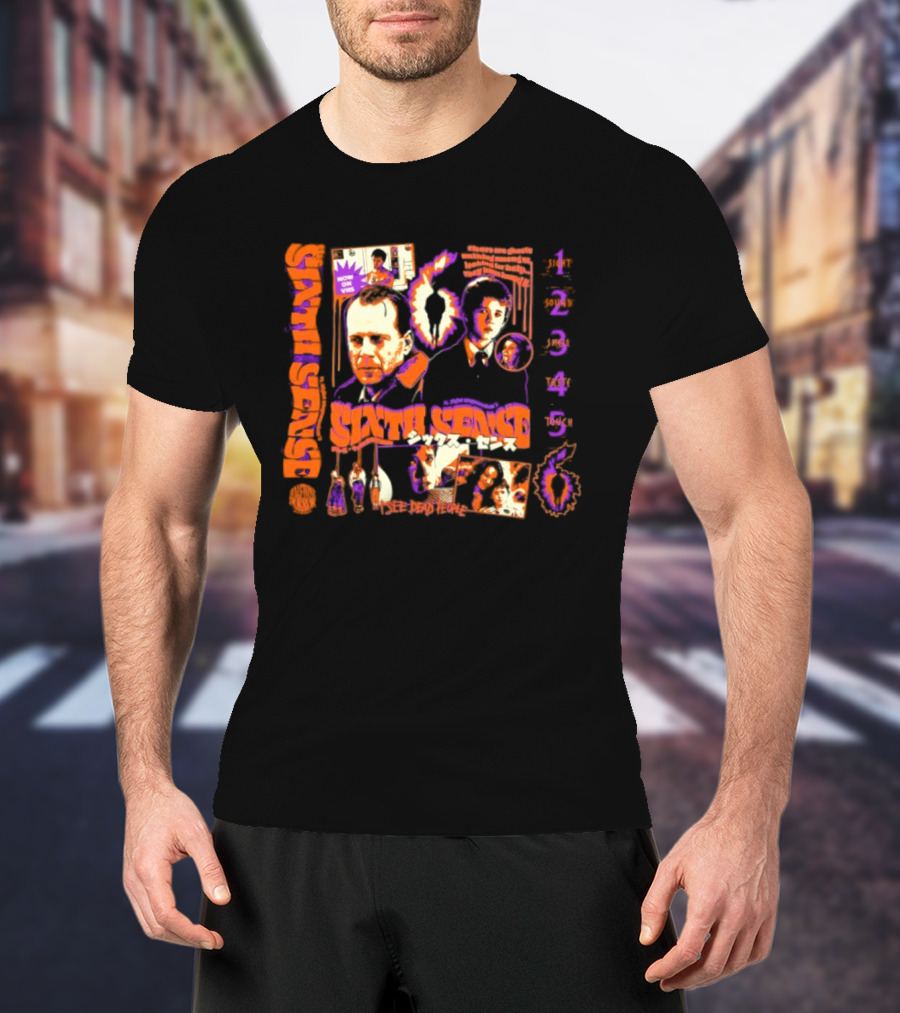 The Sixth Sense I See Dead People Movie With Characters T-Shirt