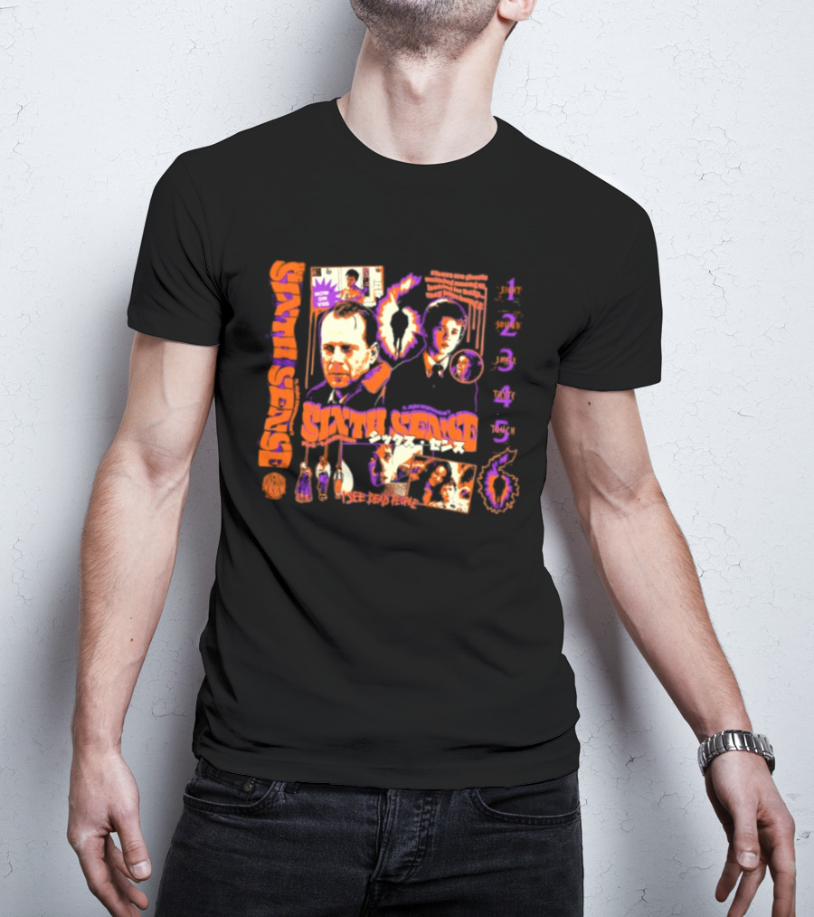 The Sixth Sense I See Dead People Movie With Characters T-Shirt