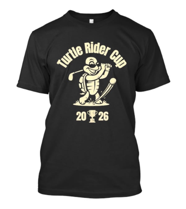 Turtle Rider Cup 2026 Golfing Turtle Event T-Shirt
