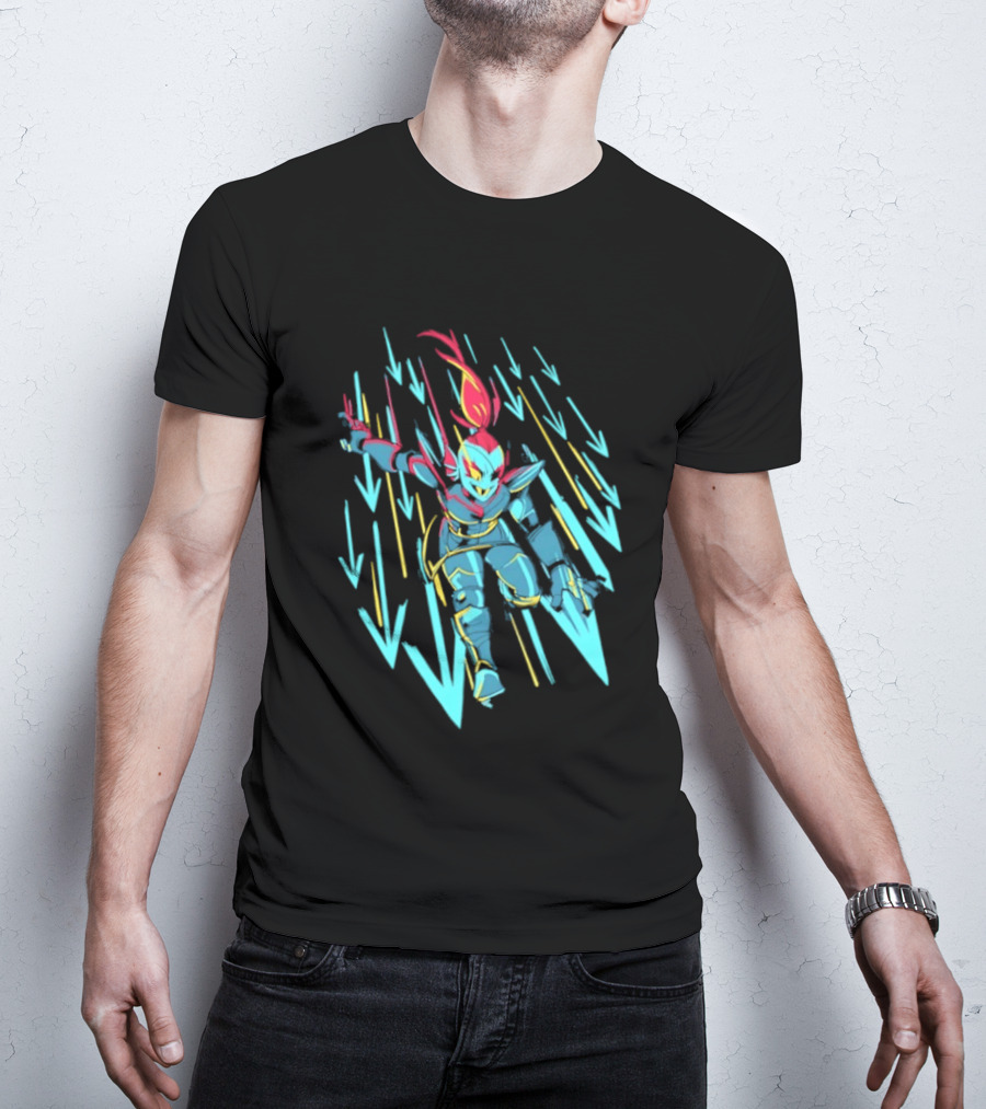 Undyne Onslaught 10th Anniversary Undertale T-Shirt