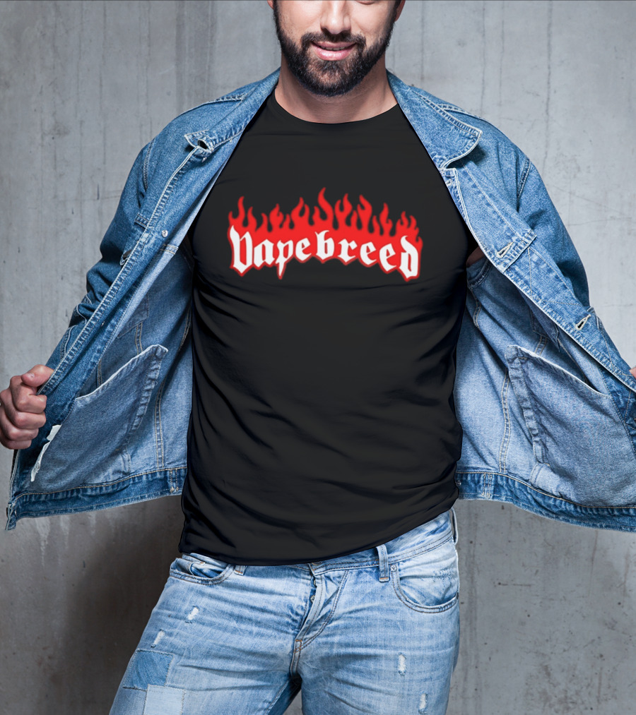 Vapebreed Flame Style Vapebreed Vaping Vape Culture T-Shirt