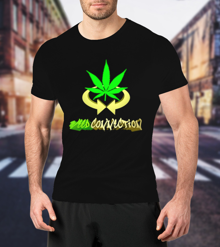 Cannabis Leaf Symbol Weed Connection T-Shirt