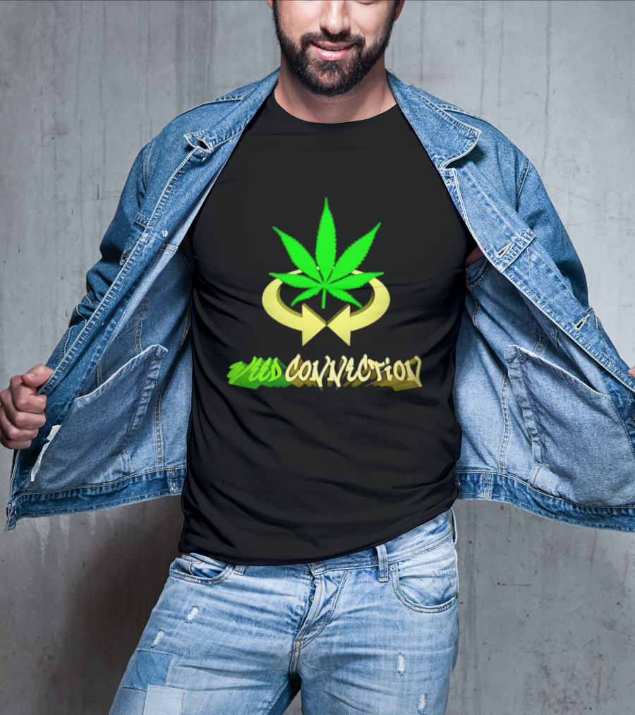 Cannabis Leaf Symbol Weed Connection T-Shirt