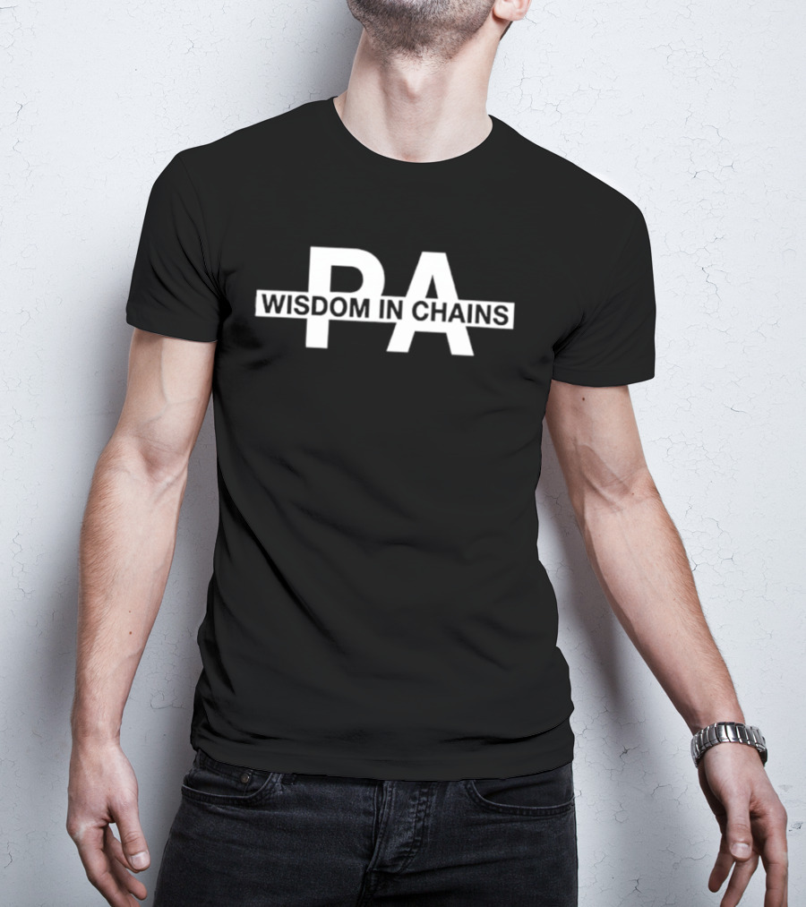 PA Wisdom In Chains Hardcore Punk Band T-Shirt