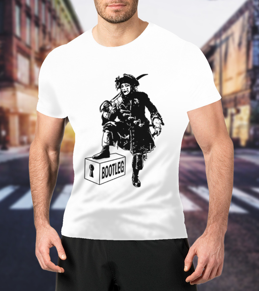 Bootleg The Garden Ghosts Spirits Shades Spectres Apparitions Pirate 2 Sided T-Shirt