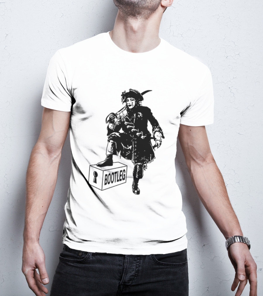 Bootleg The Garden Ghosts Spirits Shades Spectres Apparitions Pirate 2 Sided T-Shirt