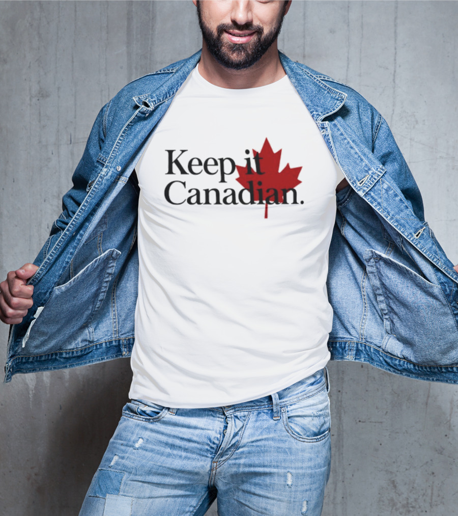 Keep It Canadian Maple Leaf Canada Patriotic T-Shirt