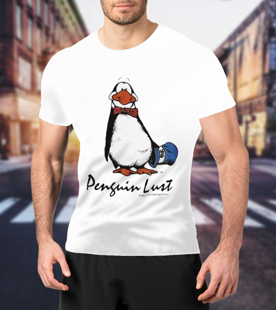 Opus The Penguin Lust 1983 Washington Post T-Shirt
