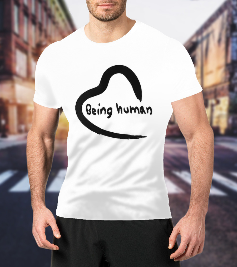 Salman Khan Being Human Heart Logo Coffee T-Shirt