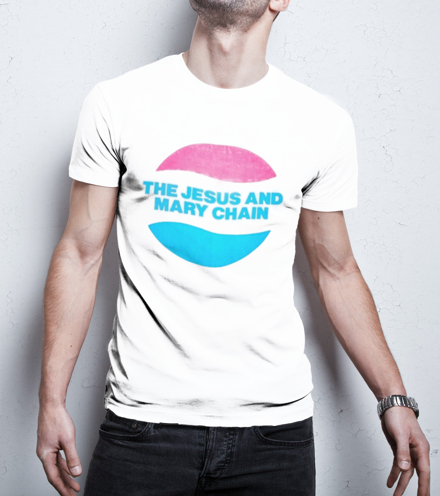 The Jesus And Mary Chain Pink Blue Lips Alternative Rock T-Shirt