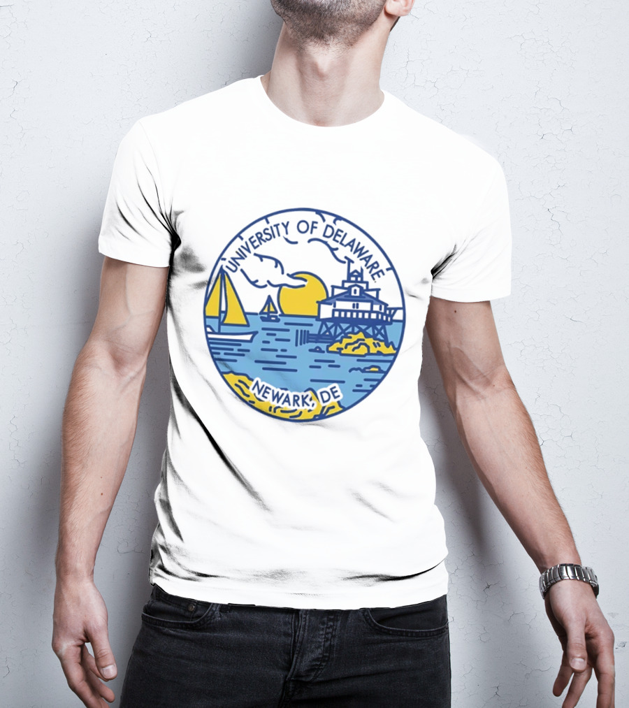 University Of Delaware Newark DE Scenic Coastal Sunset T-Shirt